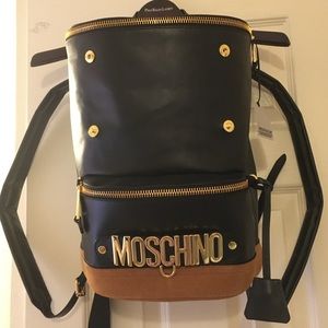 MOSCHINO BUCKET LEATHER BACKPACK 🎒
